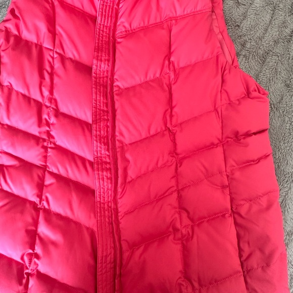 LANSโS END padded vest with goose feather used as a new strong pink, size L - Picture 9 of 13